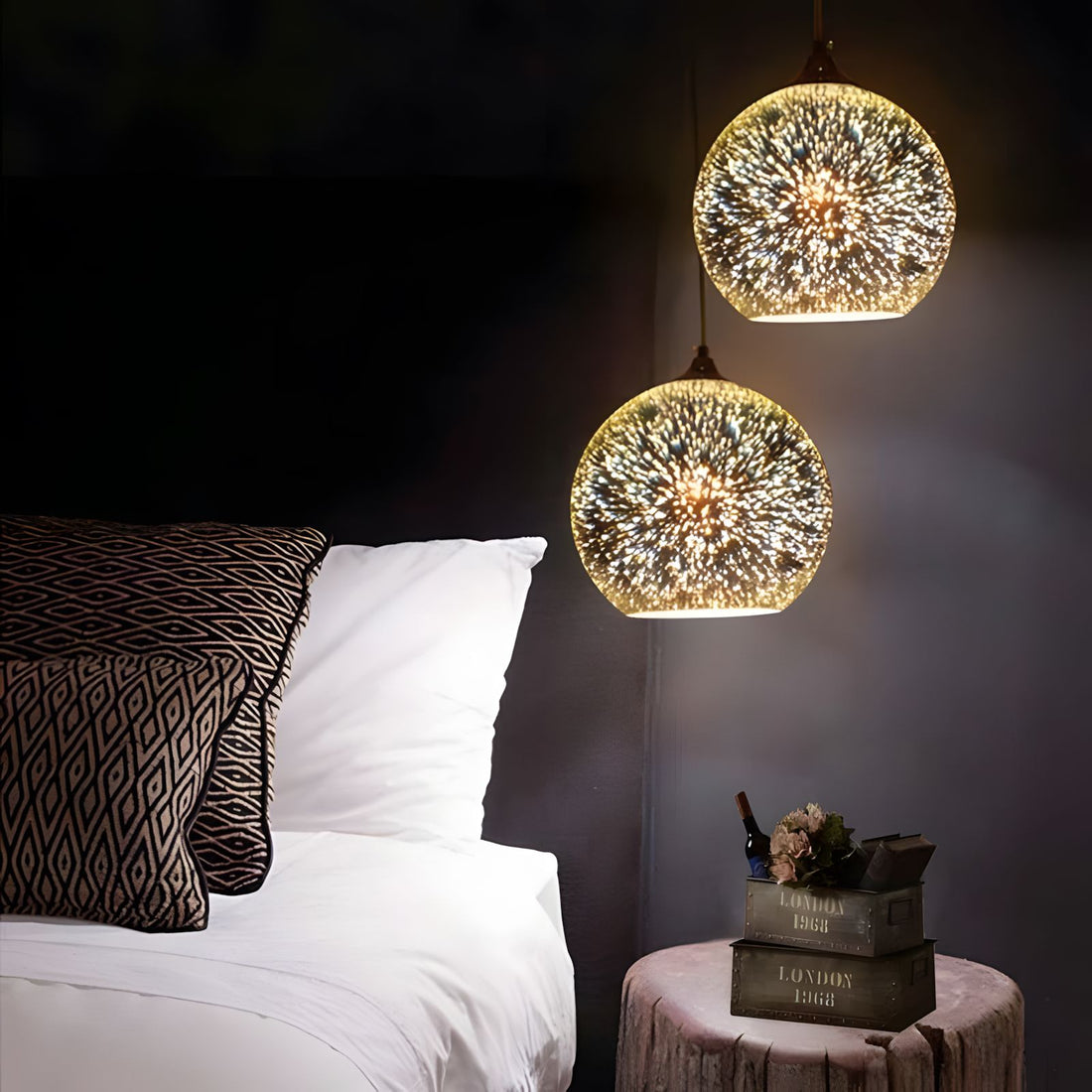 MATZO (OPEN BOX)-Sparkling Colourful Pendant Light-ZENDUCE