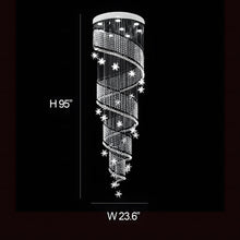 METORA-Spiral Raindrop Staircase Light-ZENDUCE