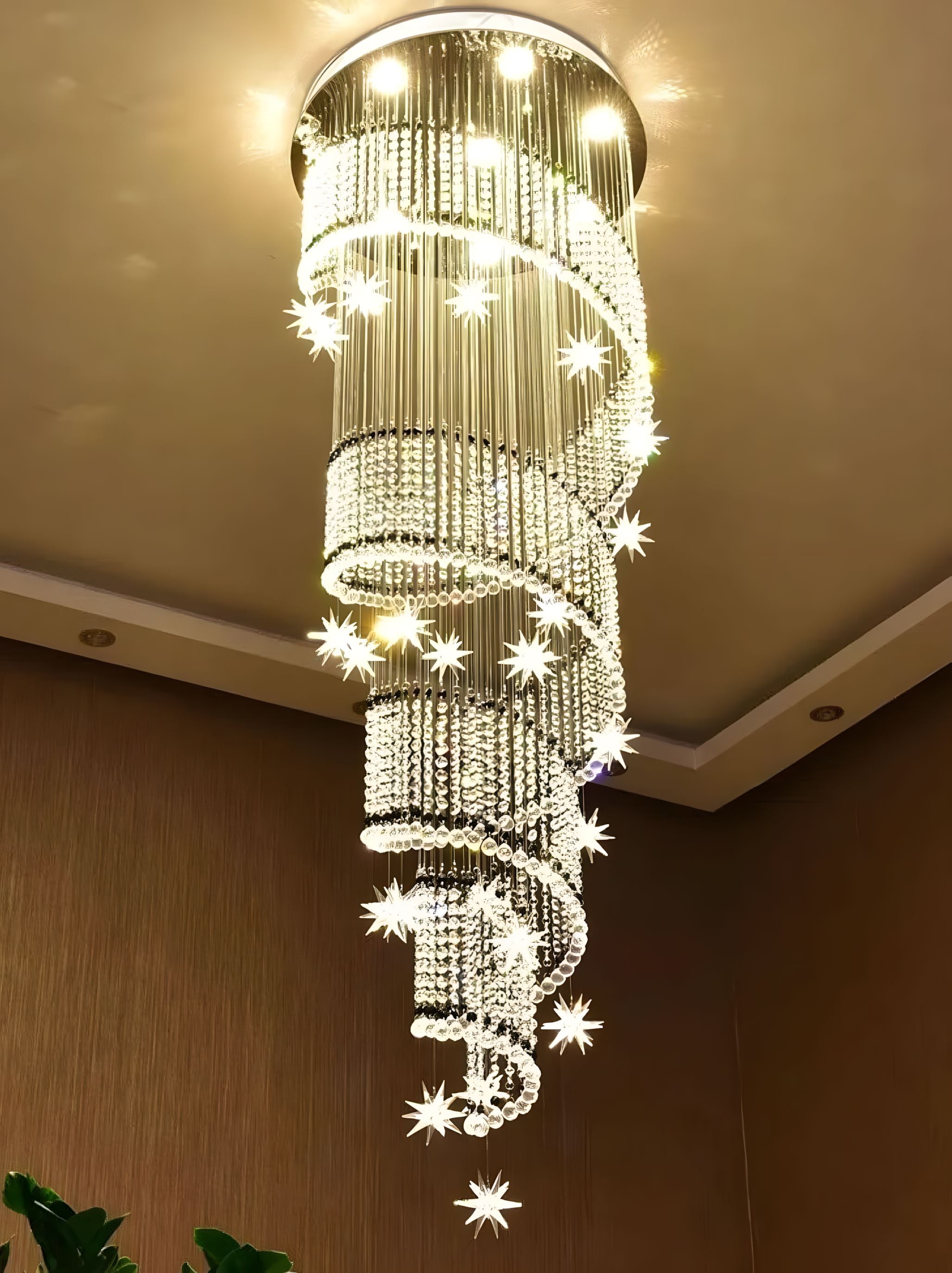 METORA-Spiral Raindrop Staircase Light-ZENDUCE