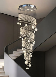 METORA-Spiral Raindrop Staircase Light-ZENDUCE