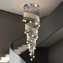 METORA-Spiral Raindrop Staircase Light-ZENDUCE