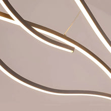MODERN WAVES (OPEN BOX) - ZENDUCE - 39.3'' / Warm White (Non-Dimmable) / Gold