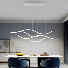 MODERN WAVES - ZENDUCE - 39.3'' / Warm White (Non-Dimmable) / Black