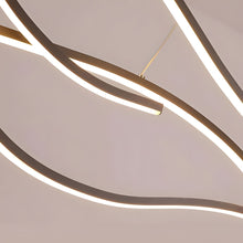 MODERN WAVES - ZENDUCE - 39.3'' / Warm White (Non-Dimmable) / Black