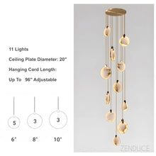 MOONSHADE - ZENDUCE - 11 lights / Warm White