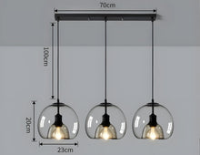NAYA-Simplistic Smoked Glass Pendant-ZENDUCE