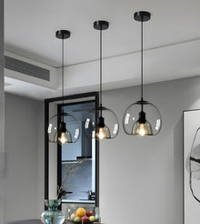 NAYA-Simplistic Smoked Glass Pendant-ZENDUCE