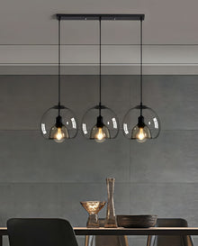 NAYA-Simplistic Smoked Glass Pendant-ZENDUCE