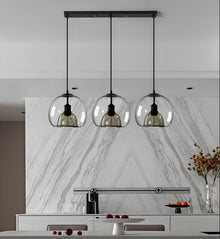 NAYA-Simplistic Smoked Glass Pendant-ZENDUCE