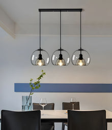 NAYA-Simplistic Smoked Glass Pendant-ZENDUCE