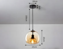 NAYA-Simplistic Smoked Glass Pendant-ZENDUCE