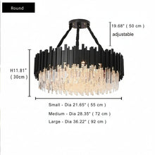 NERELLE-Modern Crystal Chandelier -ZENDUCE