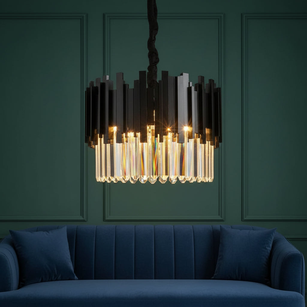 NERELLE-Modern Crystal Chandelier -ZENDUCE
