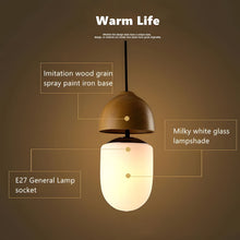 NIVA-Castanea Wooden Style Pendant-ZENDUCE
