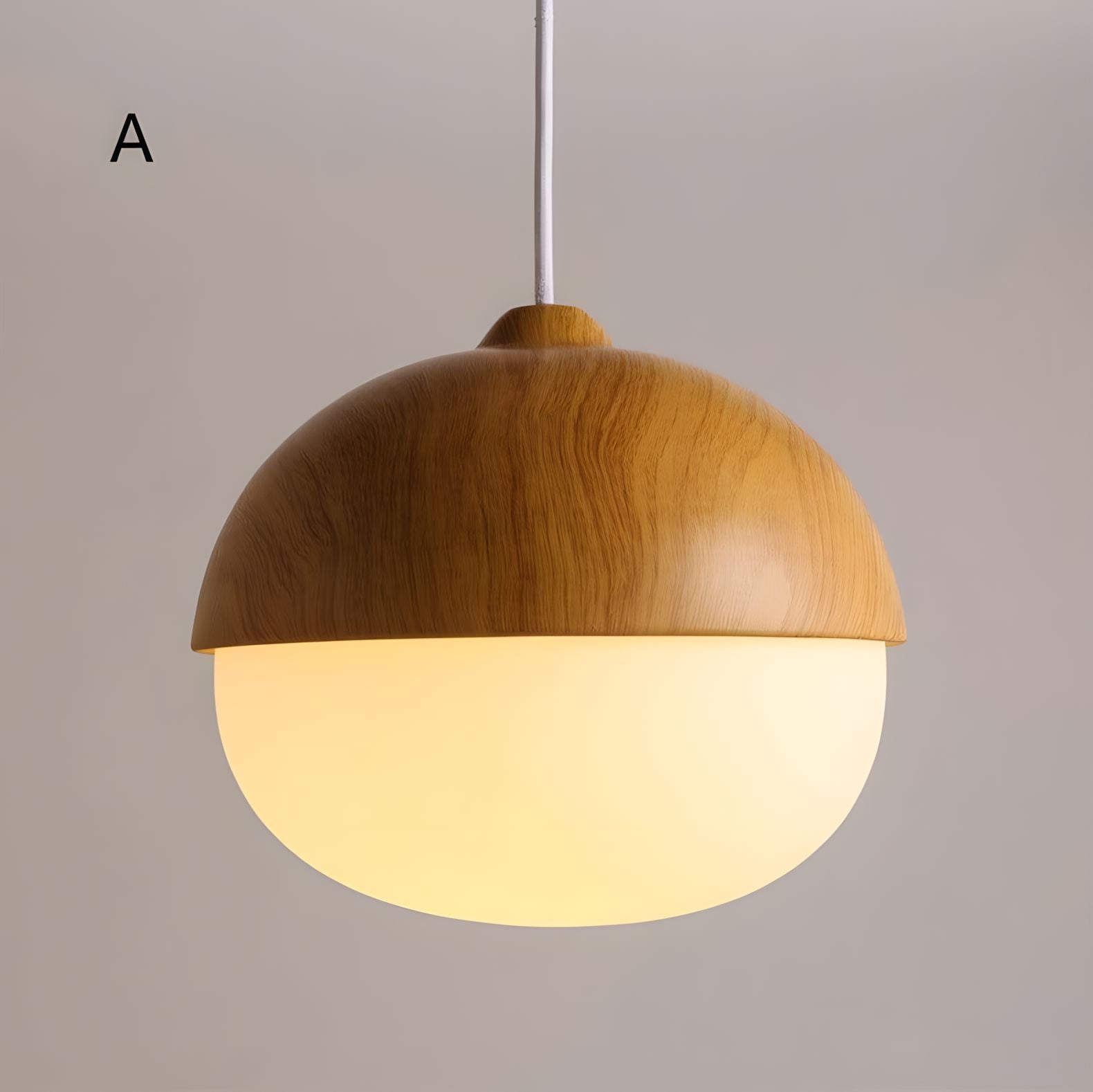 NIVA-Castanea Wooden Style Pendant-ZENDUCE