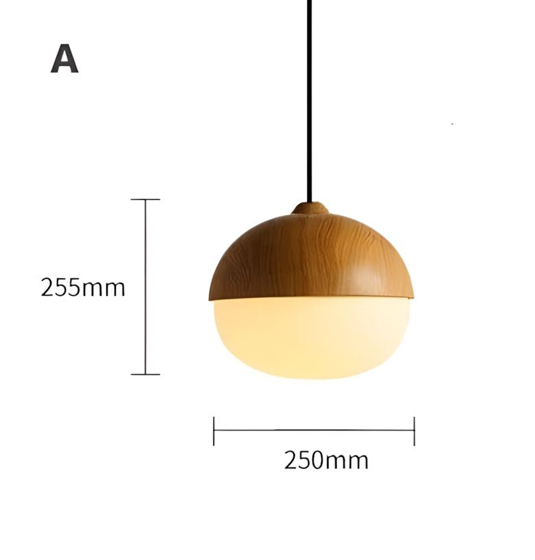 NIVA-Castanea Wooden Style Pendant-ZENDUCE