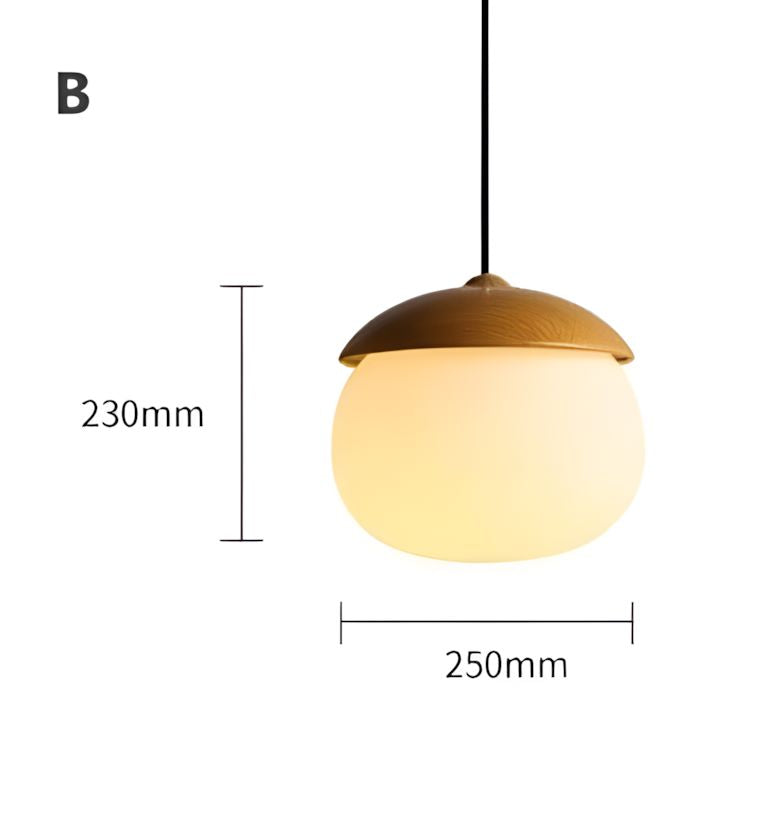 NIVA-Castanea Wooden Style Pendant-ZENDUCE