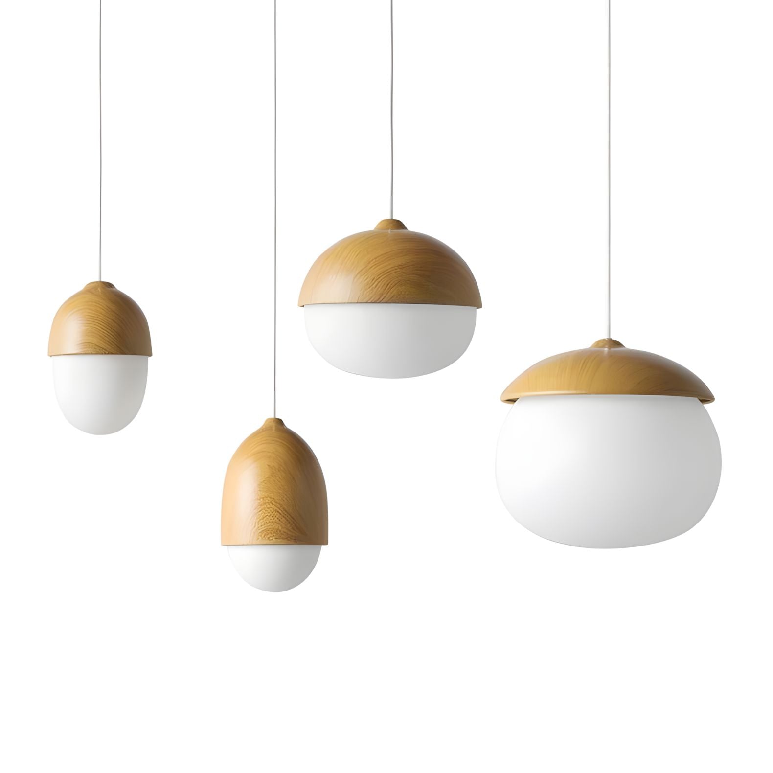 NIVA-Castanea Wooden Style Pendant-ZENDUCE