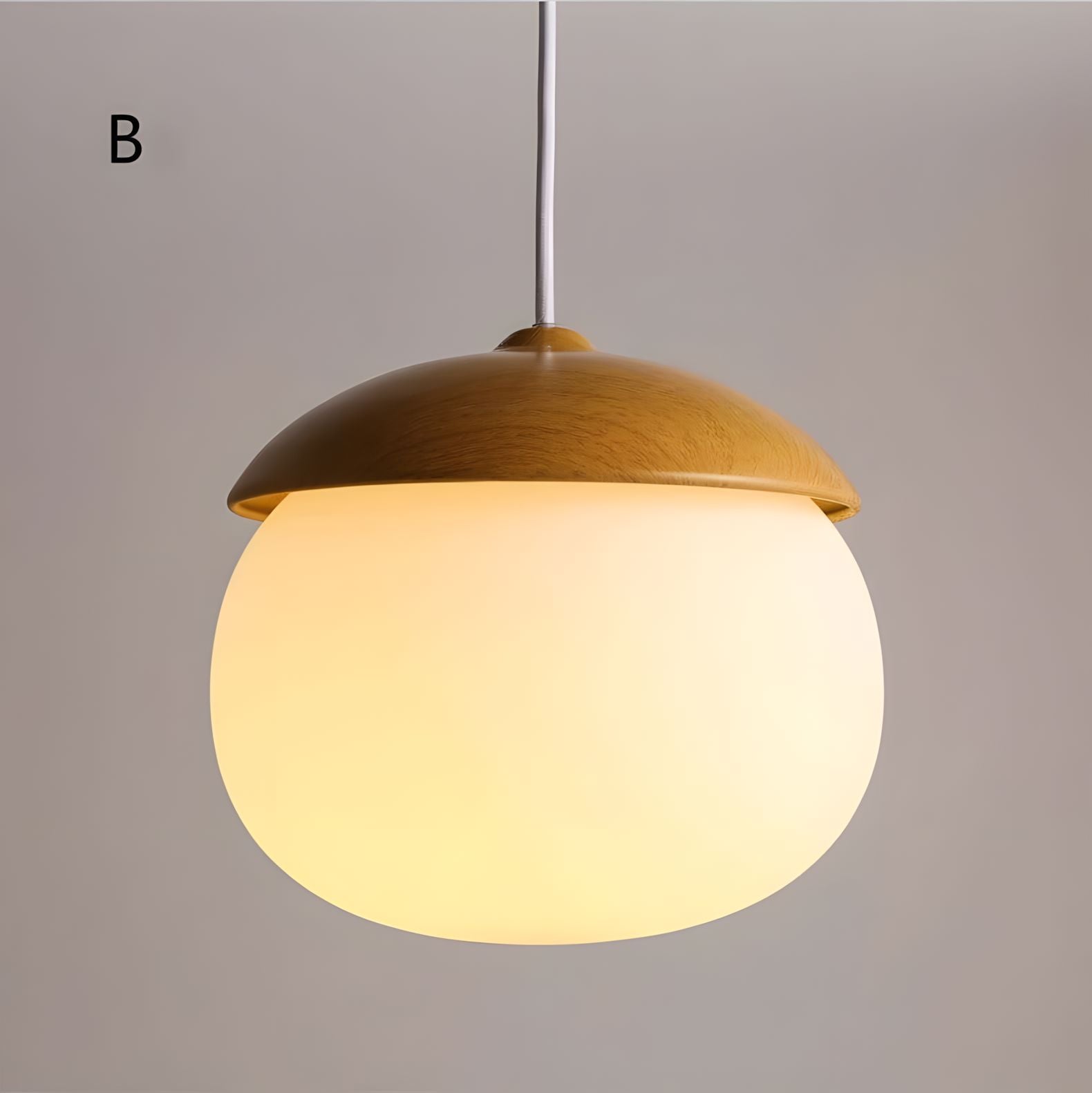 NIVA-Castanea Wooden Style Pendant-ZENDUCE
