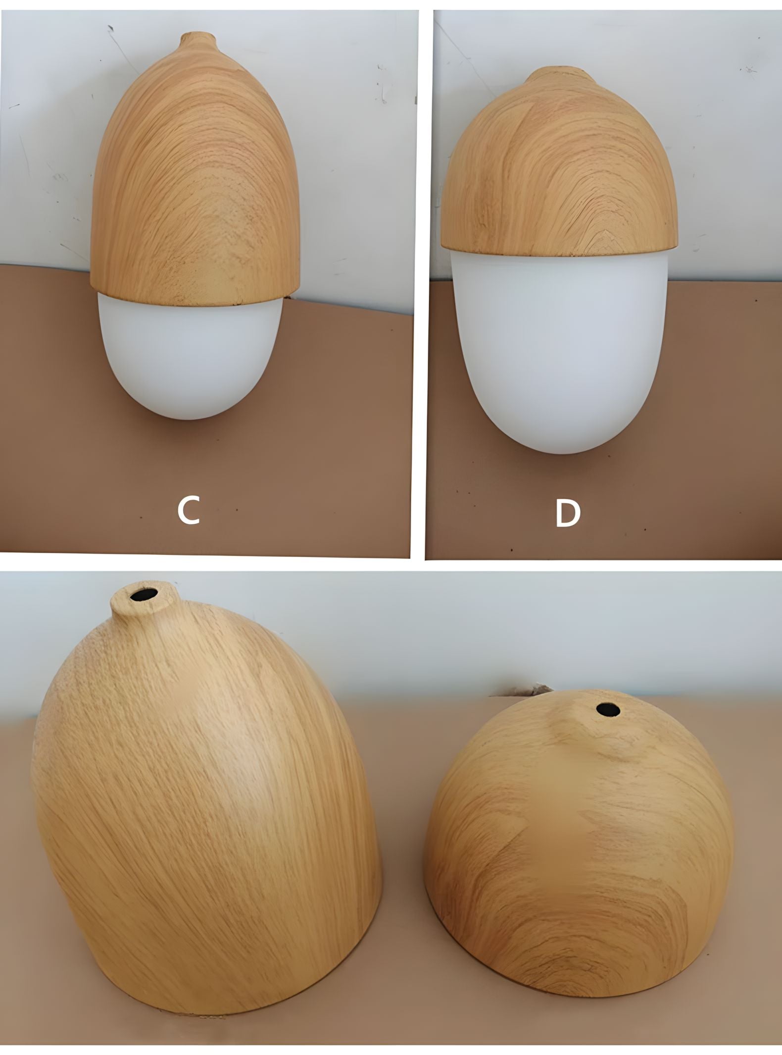 NIVA-Castanea Wooden Style Pendant-ZENDUCE