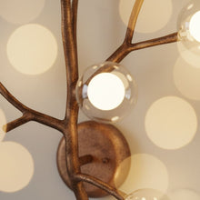 NORDEN-Nordic Wood Branch Glass Bubble Chandelier-ZENDUCE