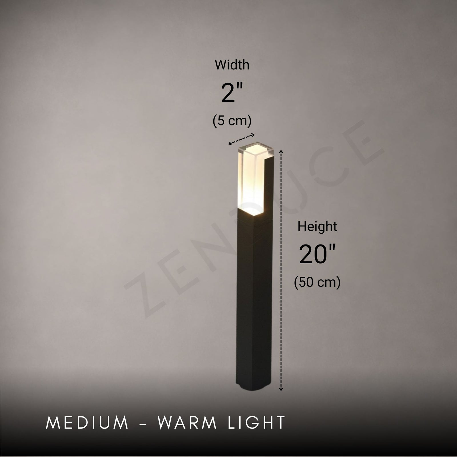 NORELAN-Modern LED Landscape Pillar Light-ZENDUCE