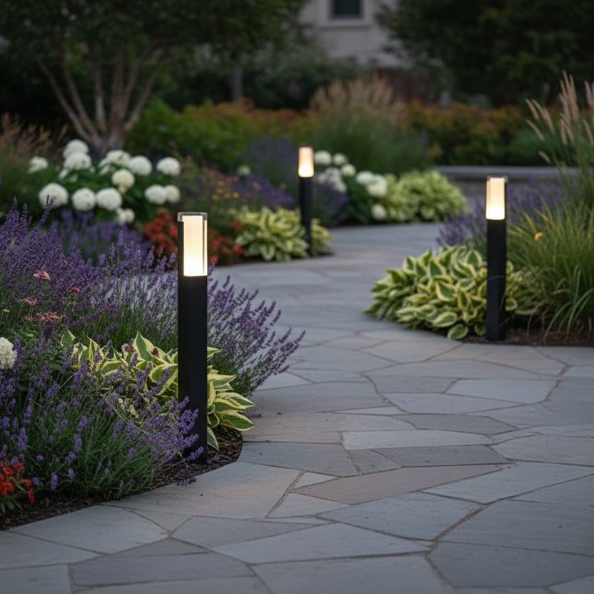 NORELAN-Modern LED Landscape Pillar Light-ZENDUCE