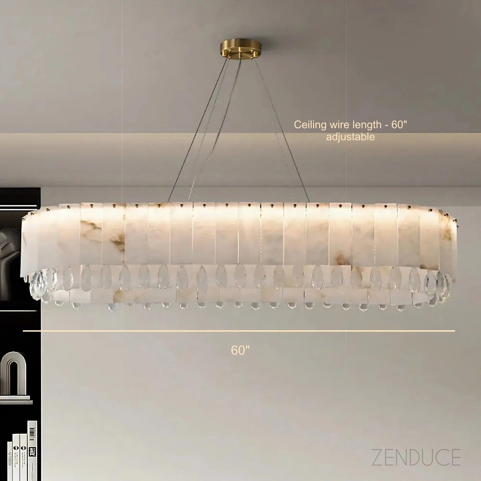MERIDIAN - ZENDUCE - L47" / 120cm / Warm White (3000K)