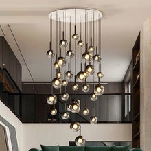 OPHIRA-Orbital Glass Bubble Chandelier-ZENDUCE