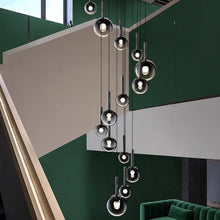 OPHIRA-Orbital Glass Bubble Chandelier-ZENDUCE