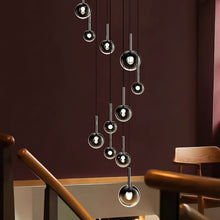 OPHIRA-Orbital Glass Bubble Chandelier-ZENDUCE