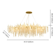 ORCHID - ZENDUCE - Oval / 47.2" / Warm White