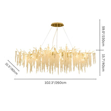ORCHID - ZENDUCE - Oval / 102.3" / Warm White