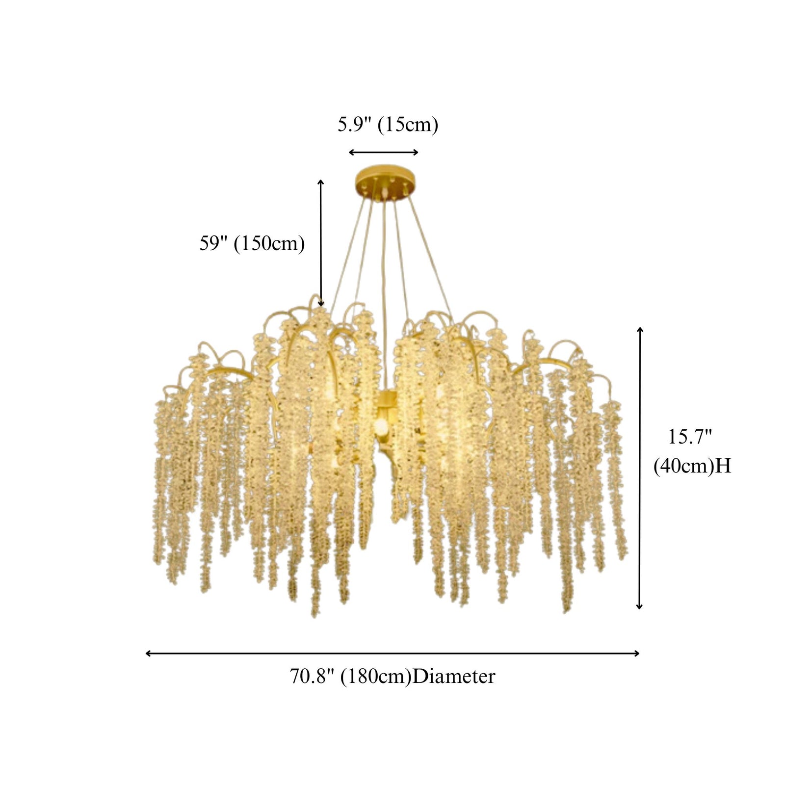 ORCHID - ZENDUCE - Round / 70.8" / Warm White