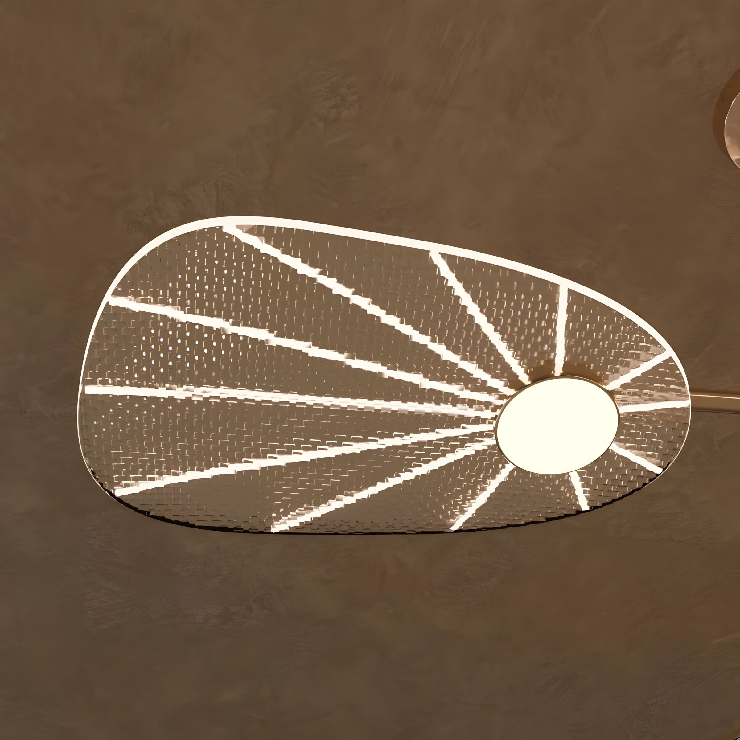 ORVIAN-Elegant Floral-Inspired LED Ceiling Light-ZENDUCE