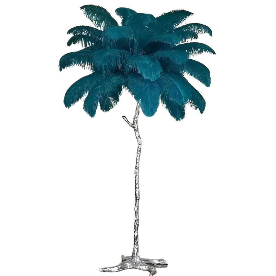 PALMERA-Modern LED Luxury Feather Floor Lamp - Zenduce-ZENDUCE