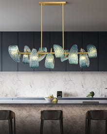 PAVO (DINING) - ZENDUCE - Semiflush Mount Rectangle - 8 lights / Warm White (3000k)
