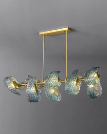 PAVO (DINING) - ZENDUCE - Semiflush Mount Rectangle - 8 lights / Warm White (3000k)