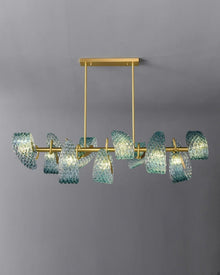 PAVO (DINING) - ZENDUCE - Semiflush Mount Rectangle - 8 lights / Warm White (3000k)