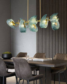PAVO (DINING) - ZENDUCE - Semiflush Mount Rectangle - 8 lights / Warm White (3000k)