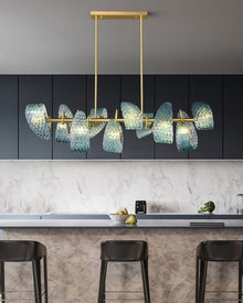 PAVO (DINING) - ZENDUCE - Semiflush Mount Rectangle - 8 lights / Warm White (3000k)