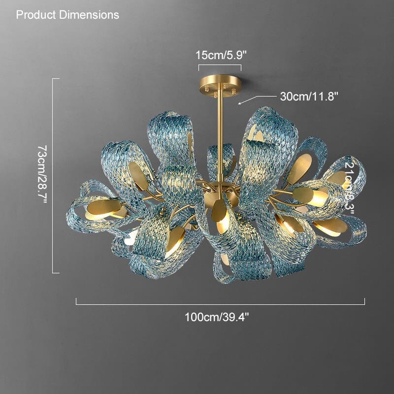 PAVO (Living Room) - ZENDUCE - Flush Mount Round - 3 lights / Warm White (3000k)
