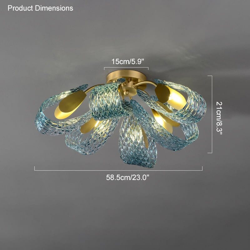 PAVO (Living Room) - ZENDUCE - Flush Mount Round - 3 lights / Warm White (3000k)