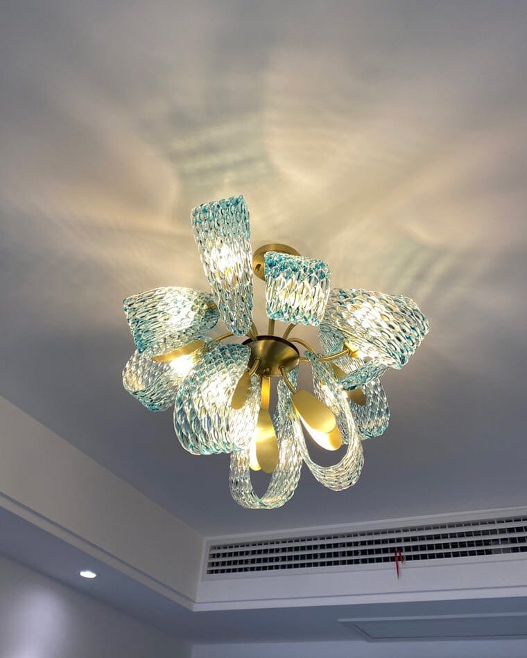 PAVO (Living Room) - ZENDUCE - Flush Mount Round - 3 lights / Warm White (3000k)