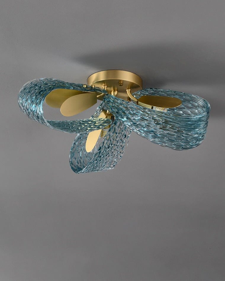 PAVO (Living Room) - ZENDUCE - Flush Mount Round - 3 lights / Warm White (3000k)