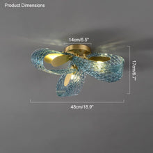 PAVO (Living Room) - ZENDUCE - Flush Mount Round - 3 lights / Warm White (3000k)