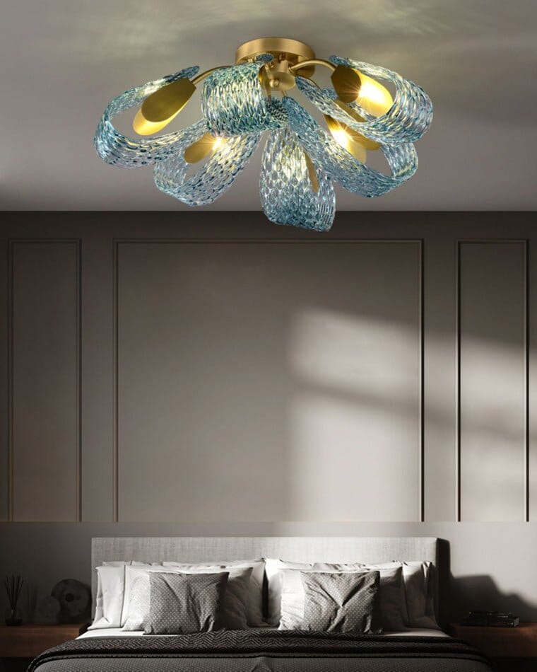 PAVO (Living Room) - ZENDUCE - Flush Mount Round - 3 lights / Warm White (3000k)