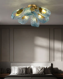PAVO (Living Room) - ZENDUCE - Flush Mount Round - 3 lights / Warm White (3000k)