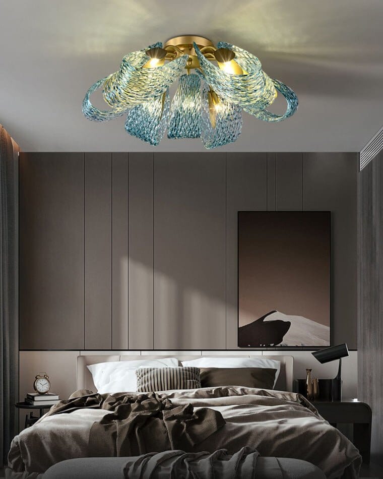 PAVO (Living Room) - ZENDUCE - Flush Mount Round - 3 lights / Warm White (3000k)