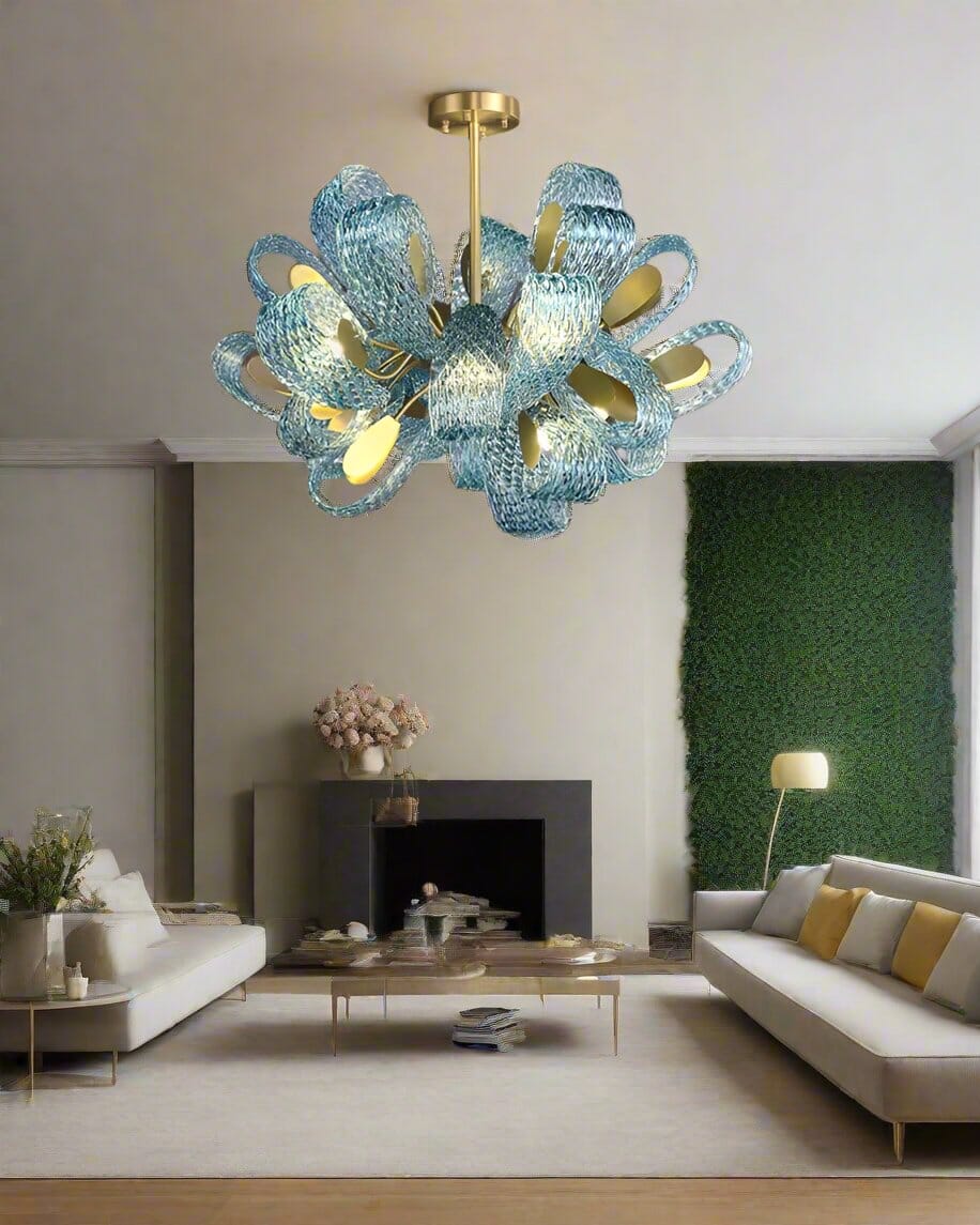 PAVO (Living Room) - ZENDUCE - Flush Mount Round - 3 lights / Warm White (3000k)